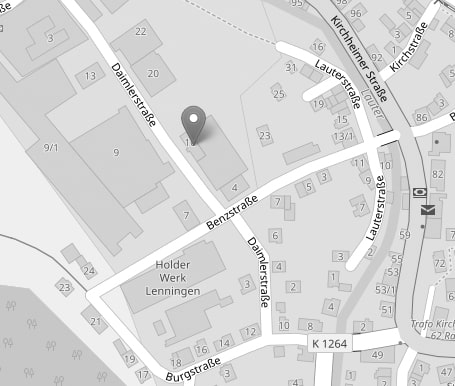 Karte zum Holder Standort Lenningen