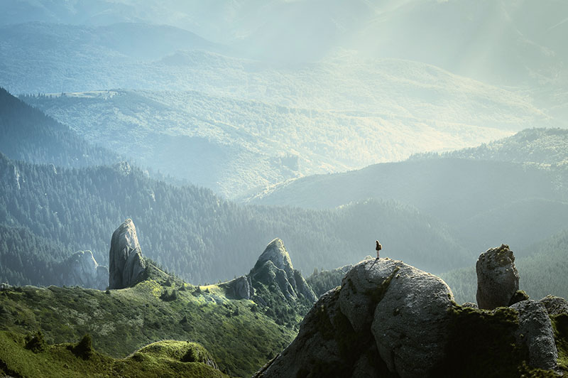 Berglandschaft als Sinnbild für Philosophie und Werte